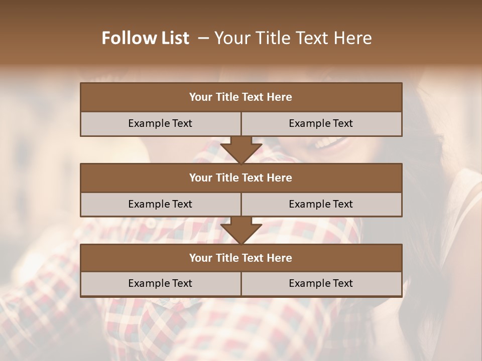Summer Togetherness Close Up PowerPoint Template