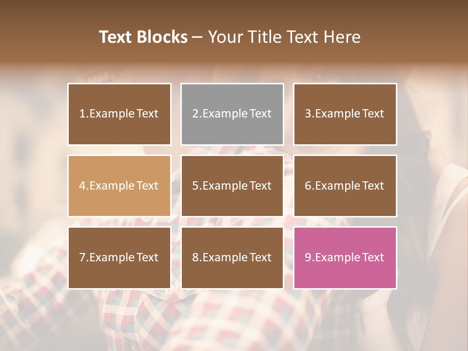 Summer Togetherness Close Up PowerPoint Template