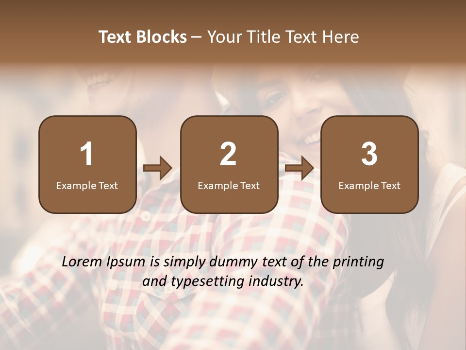 Summer Togetherness Close Up PowerPoint Template