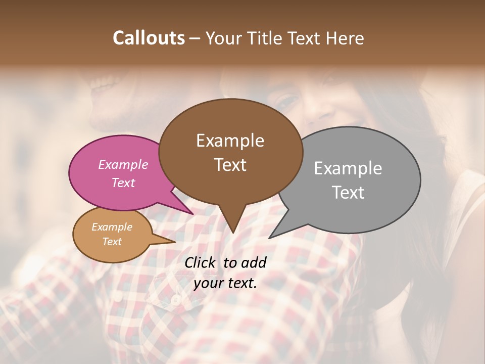 Summer Togetherness Close Up PowerPoint Template