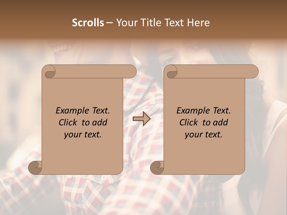 Summer Togetherness Close Up PowerPoint Template