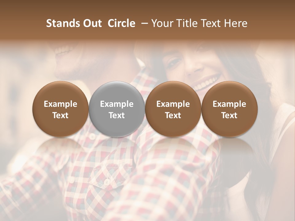 Summer Togetherness Close Up PowerPoint Template