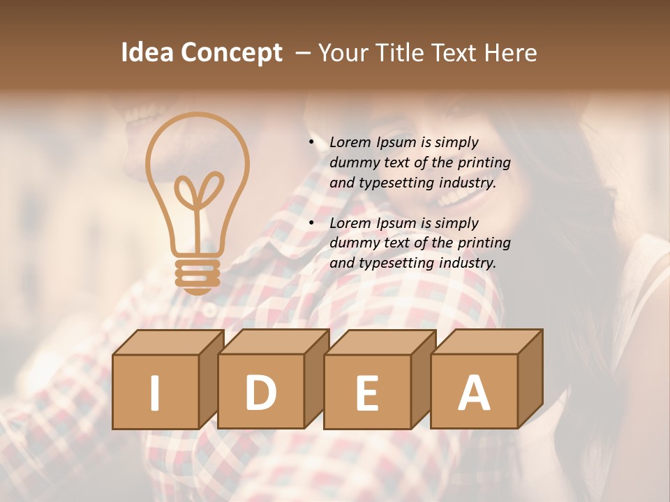 Summer Togetherness Close Up PowerPoint Template