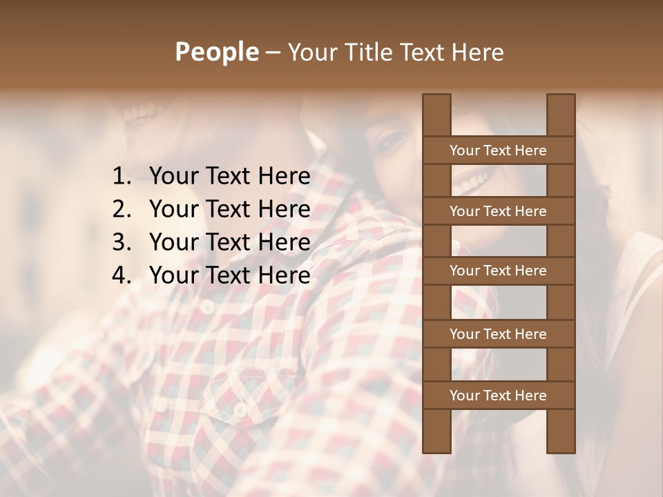 Summer Togetherness Close Up PowerPoint Template