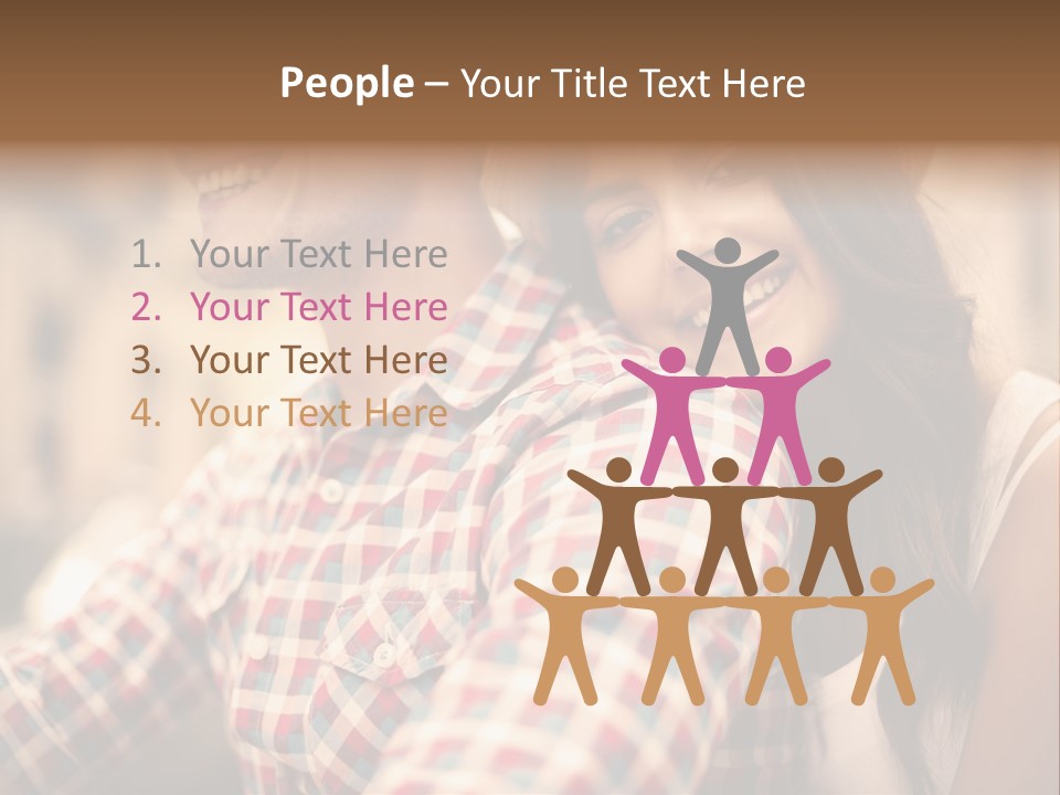 Summer Togetherness Close Up PowerPoint Template