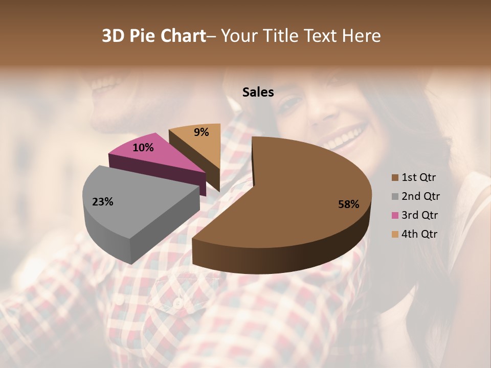 Summer Togetherness Close Up PowerPoint Template