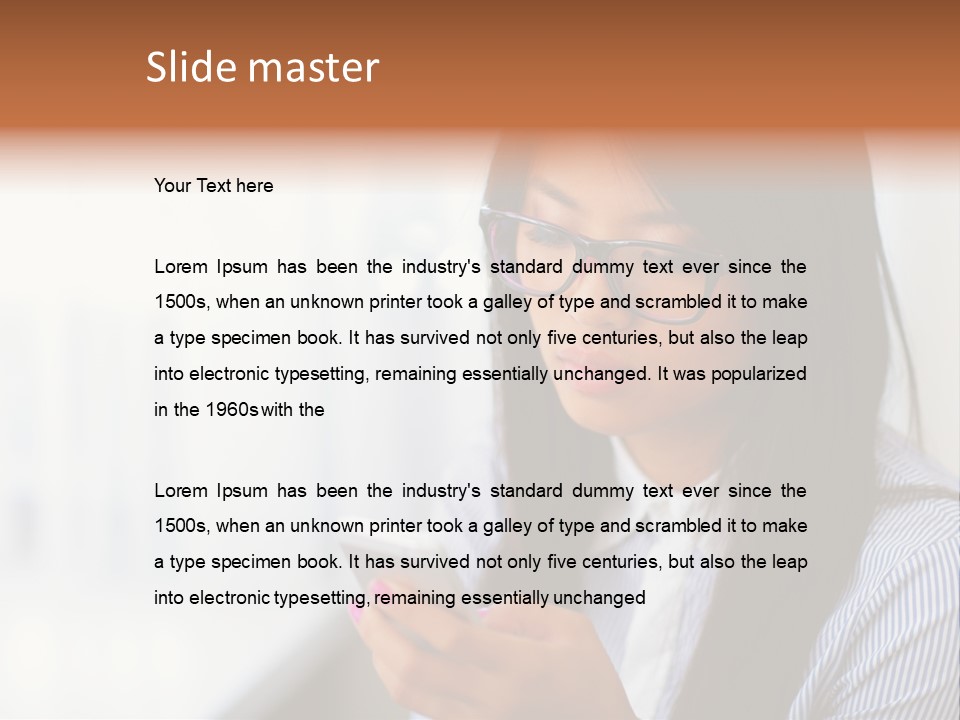 Beautiful Serene Think PowerPoint Template