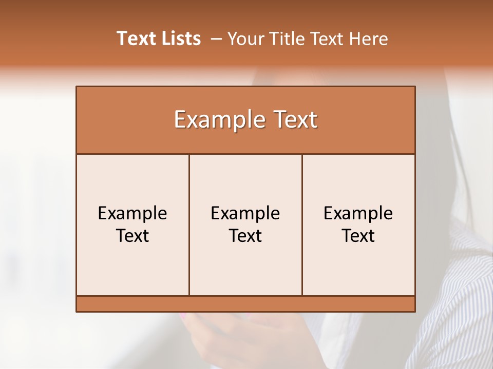 Beautiful Serene Think PowerPoint Template