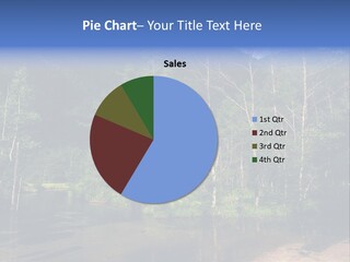 Mountain Tree Karasawadake PowerPoint Template