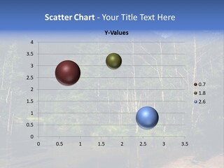 Mountain Tree Karasawadake PowerPoint Template