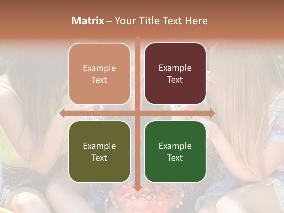 Organic Women Green PowerPoint Template