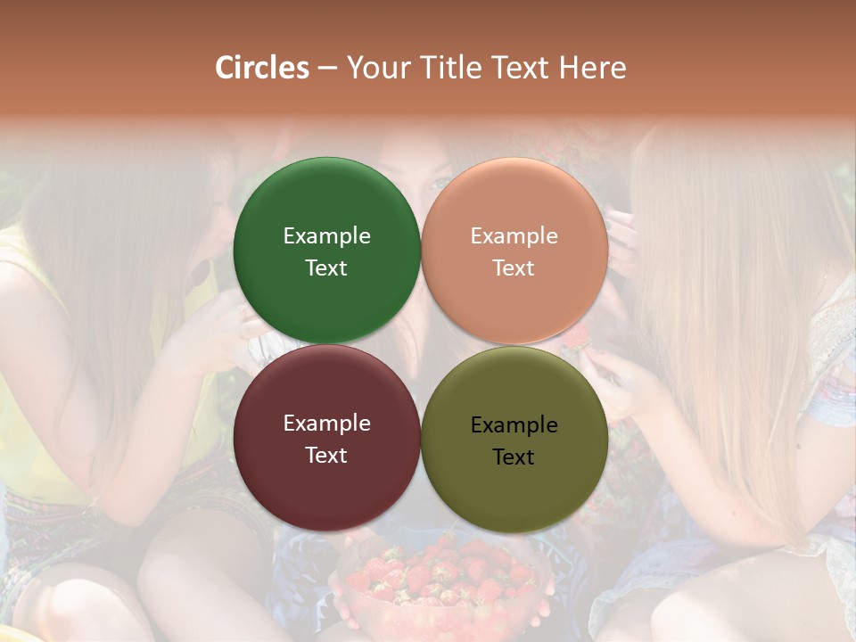 Organic Women Green PowerPoint Template