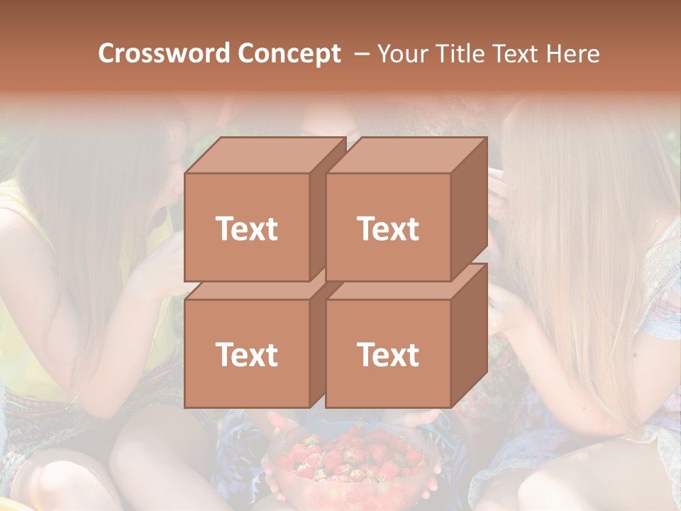 Organic Women Green PowerPoint Template