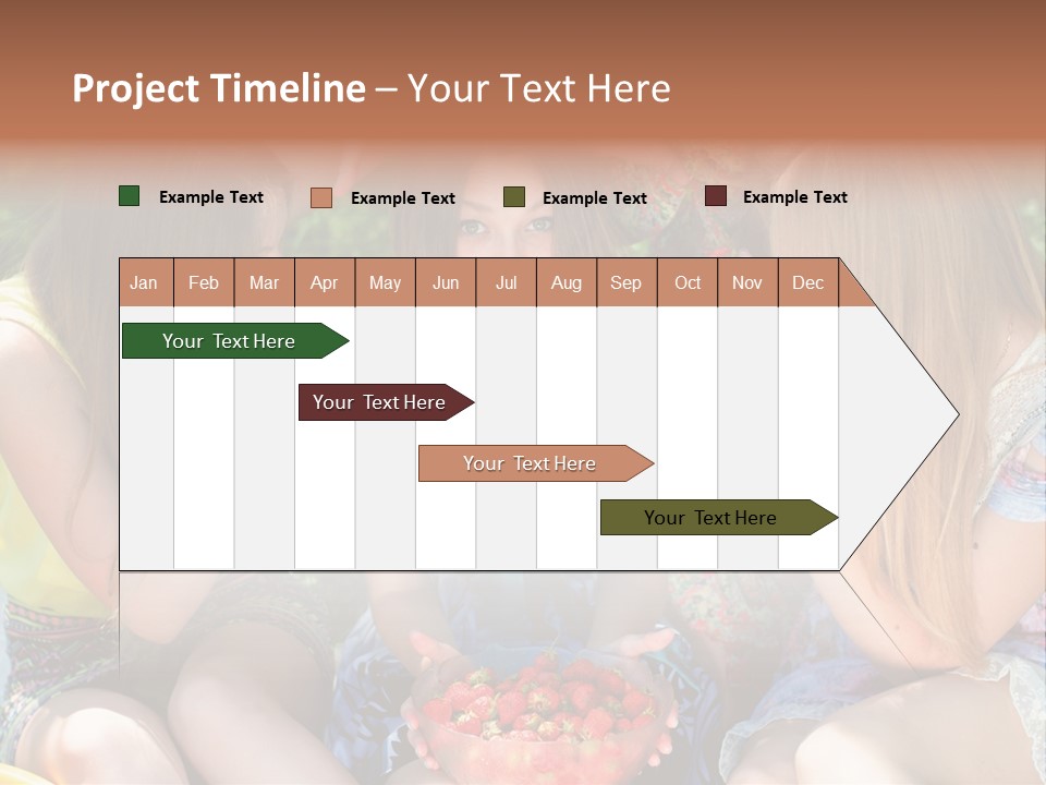 Organic Women Green PowerPoint Template