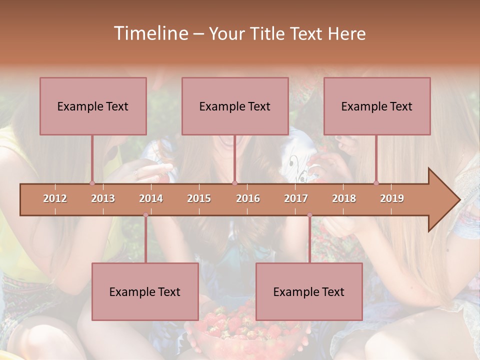 Organic Women Green PowerPoint Template