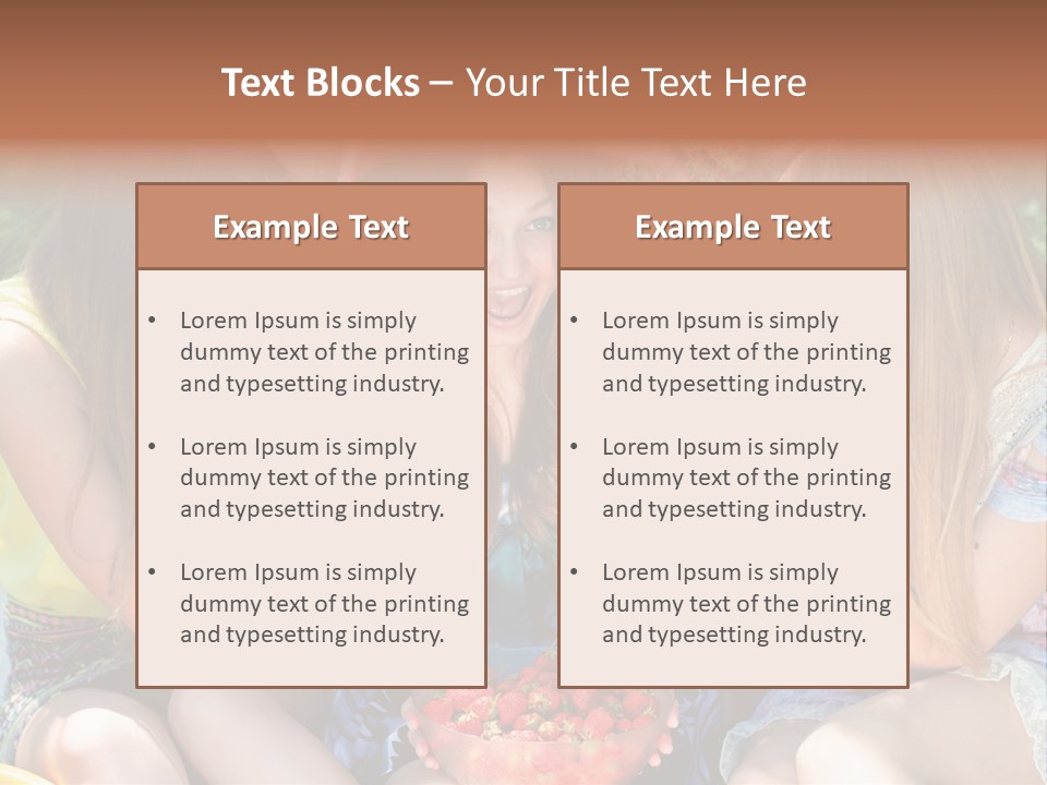 Organic Women Green PowerPoint Template