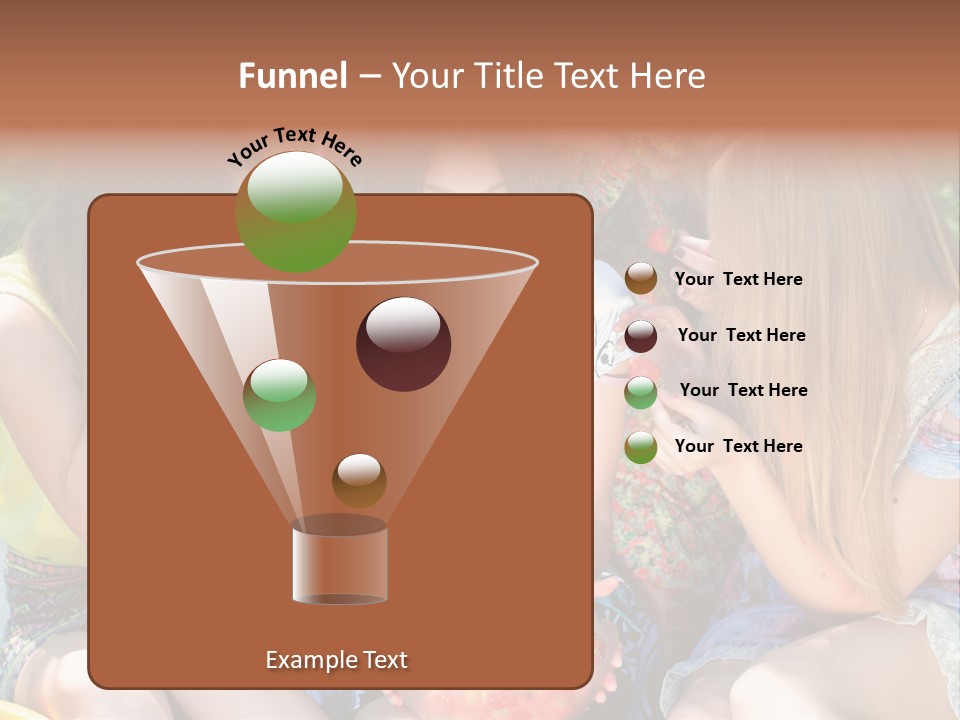 Organic Women Green PowerPoint Template