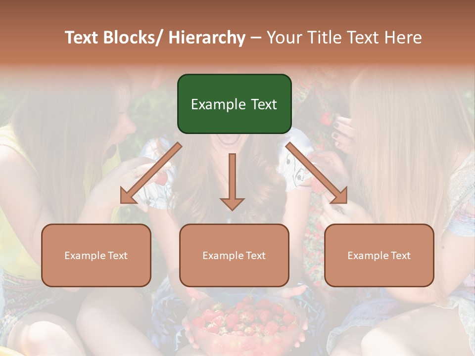 Organic Women Green PowerPoint Template