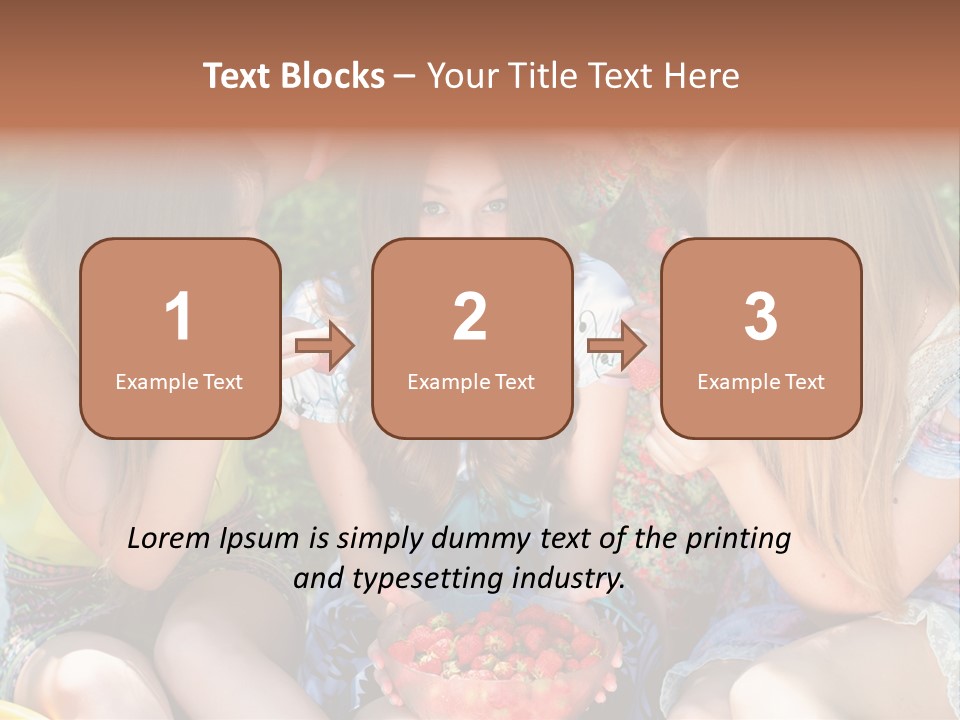 Organic Women Green PowerPoint Template