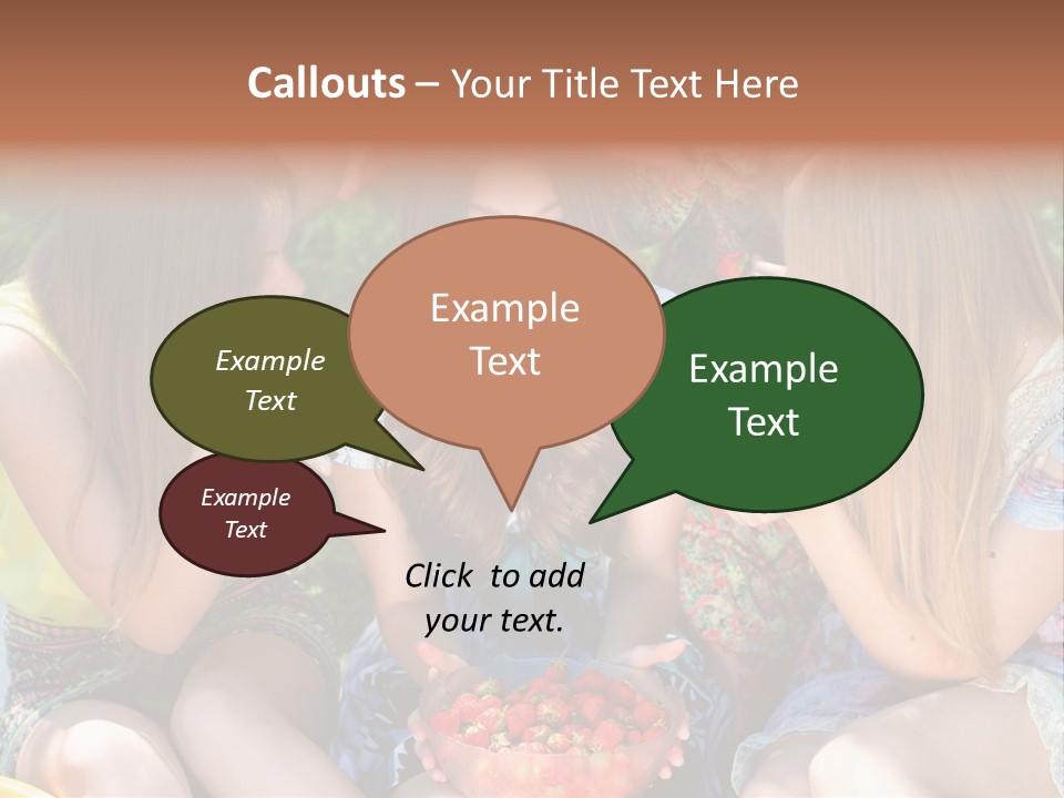 Organic Women Green PowerPoint Template