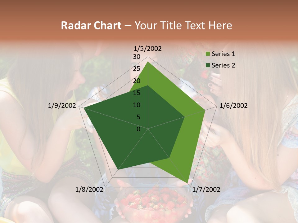 Organic Women Green PowerPoint Template