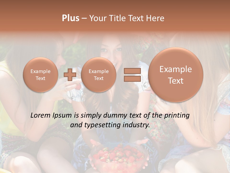 Organic Women Green PowerPoint Template