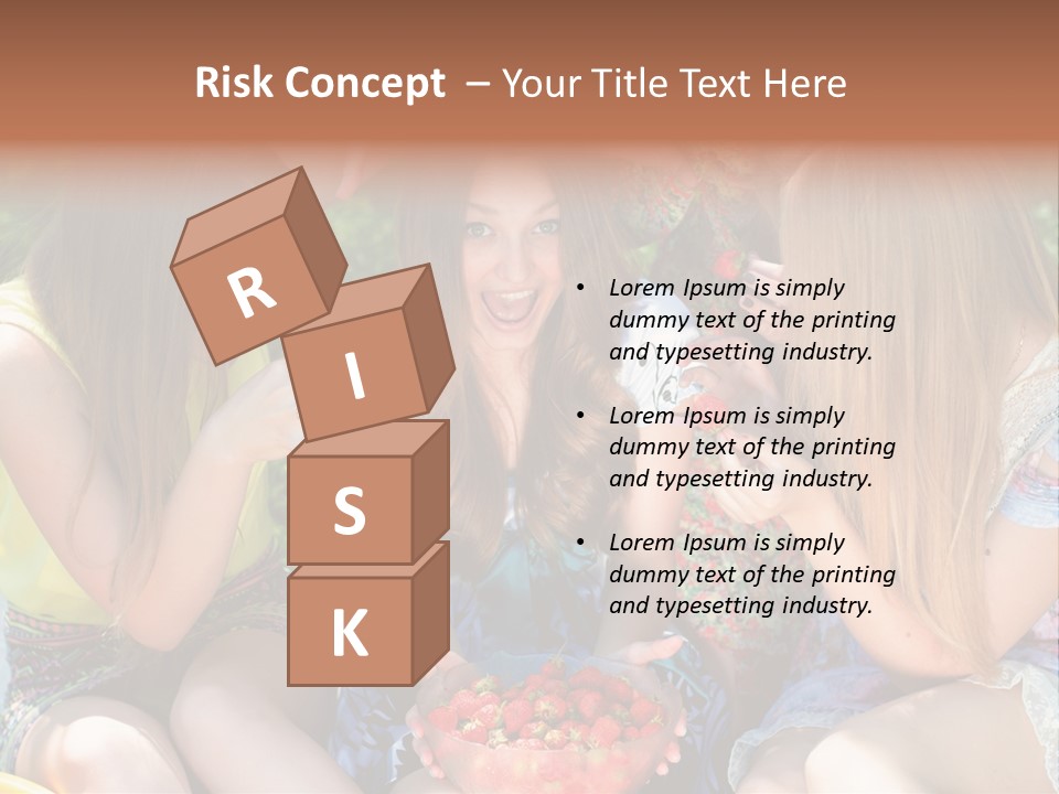 Organic Women Green PowerPoint Template