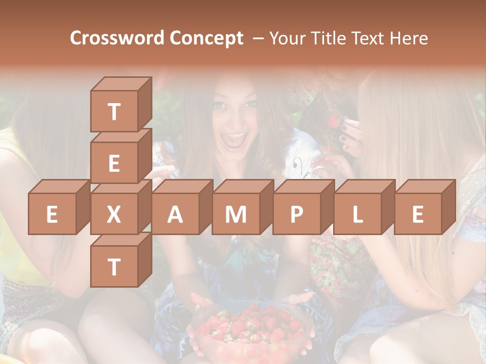 Organic Women Green PowerPoint Template