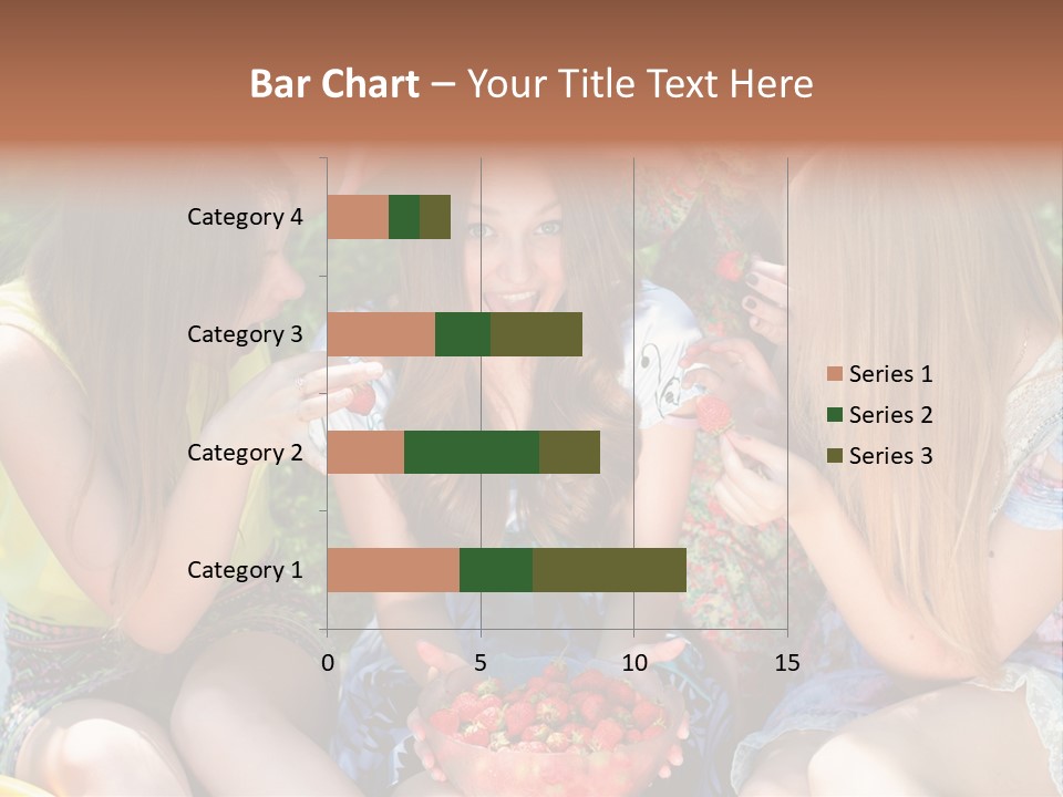 Organic Women Green PowerPoint Template