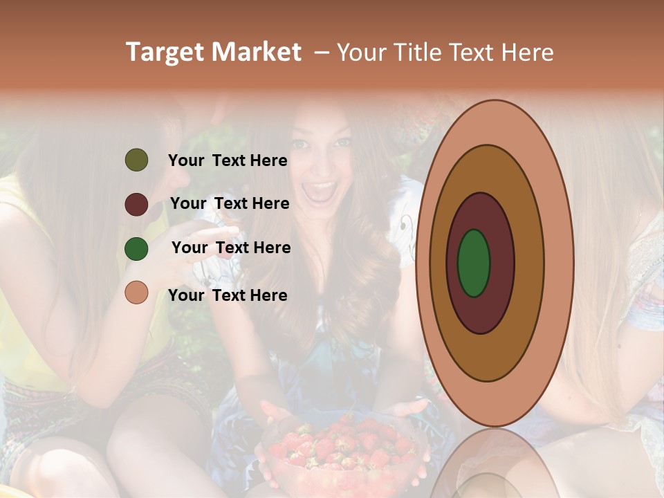 Organic Women Green PowerPoint Template