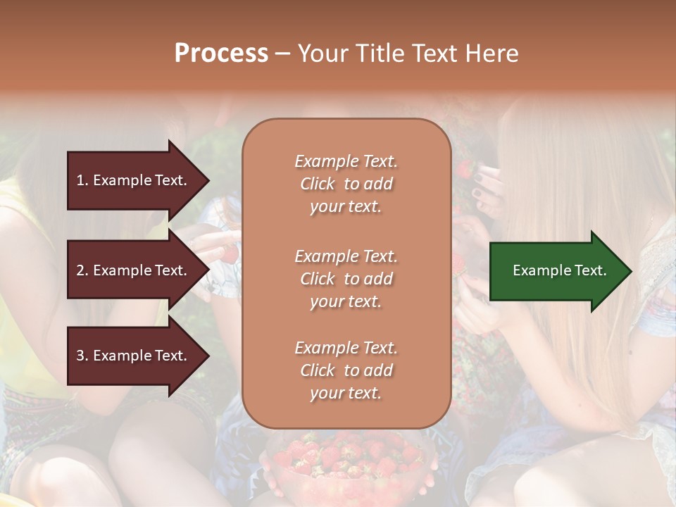 Organic Women Green PowerPoint Template