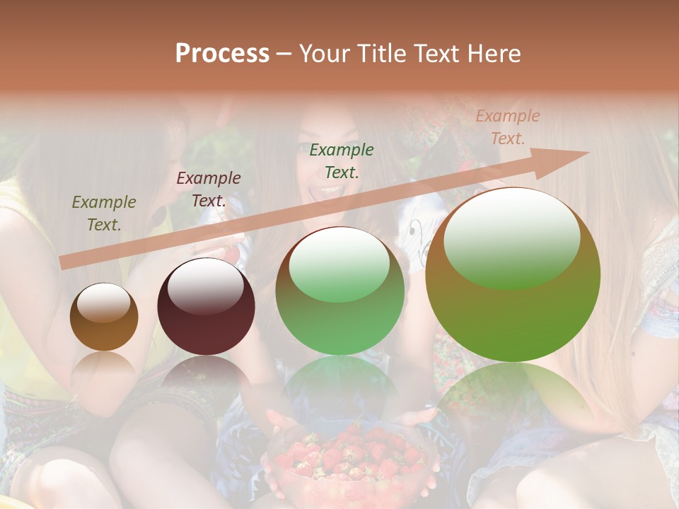 Organic Women Green PowerPoint Template