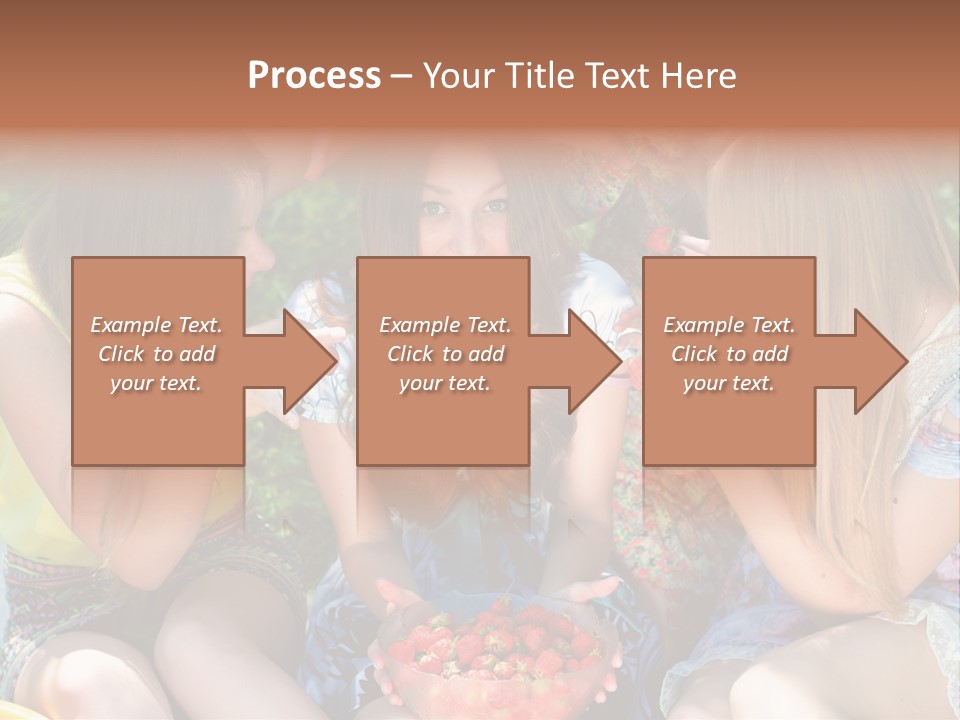 Organic Women Green PowerPoint Template