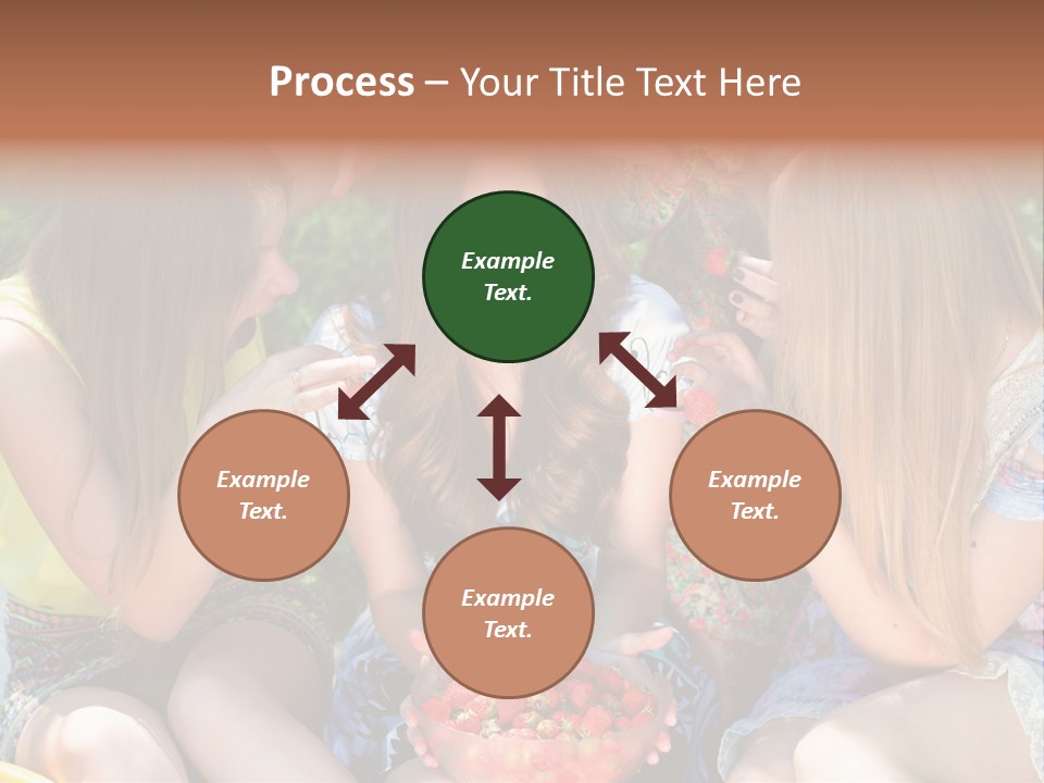 Organic Women Green PowerPoint Template