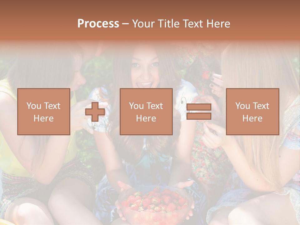 Organic Women Green PowerPoint Template