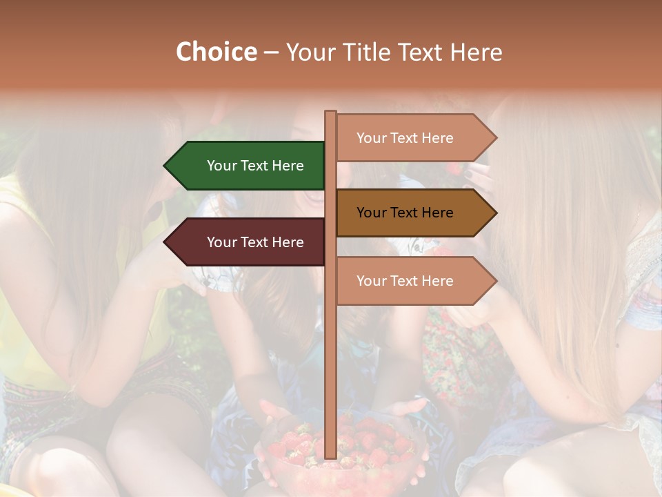 Organic Women Green PowerPoint Template