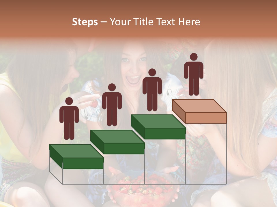 Organic Women Green PowerPoint Template