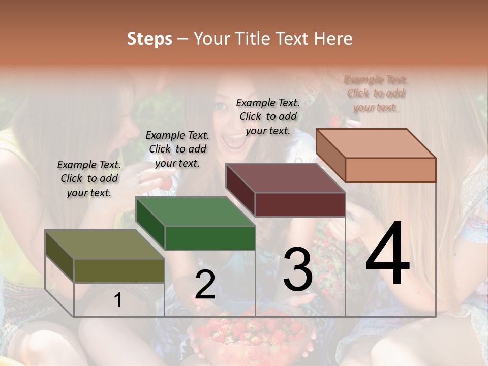 Organic Women Green PowerPoint Template