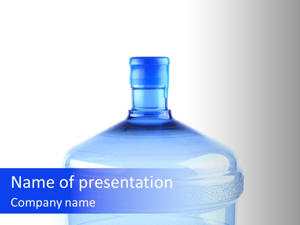 Delivery Pure Blue PowerPoint Template