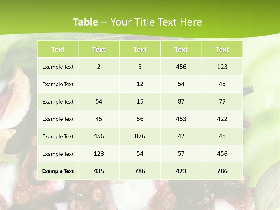 Thailand Plate Laksa Leaves PowerPoint Template