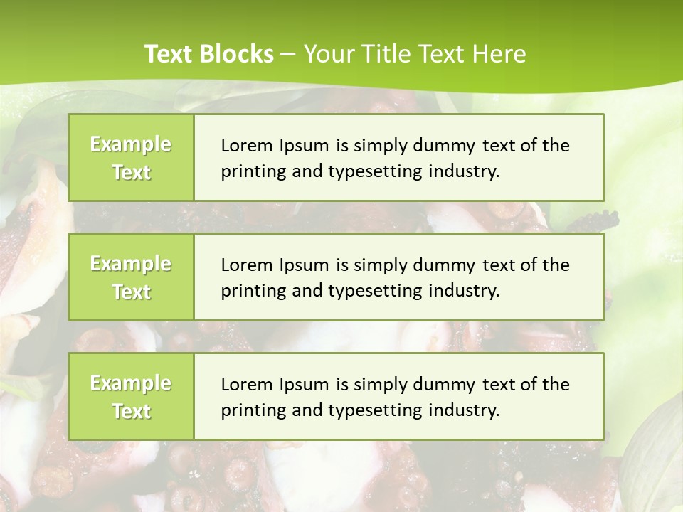 Thailand Plate Laksa Leaves PowerPoint Template