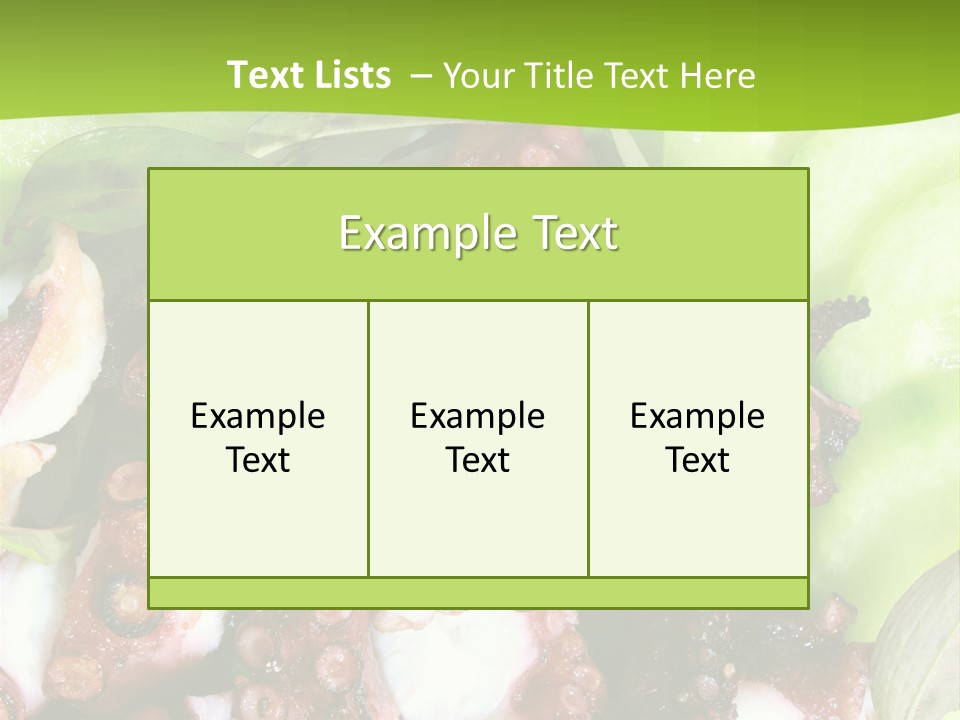 Thailand Plate Laksa Leaves PowerPoint Template