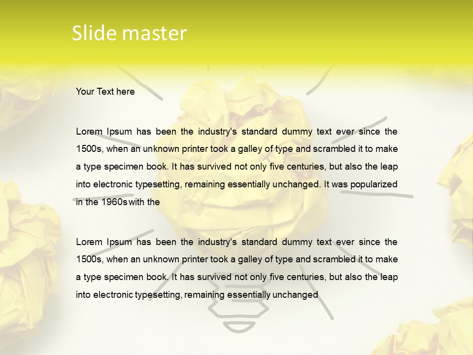 Drawing Inspiration Paper PowerPoint Template