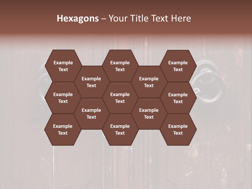 Secure Entrance Lock PowerPoint Template