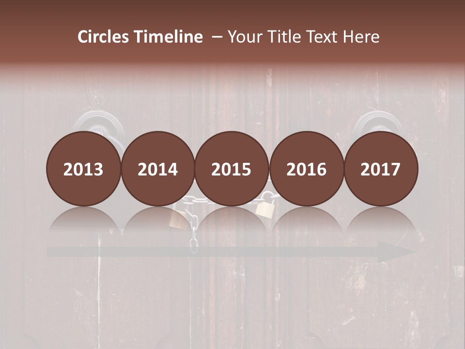 Secure Entrance Lock PowerPoint Template