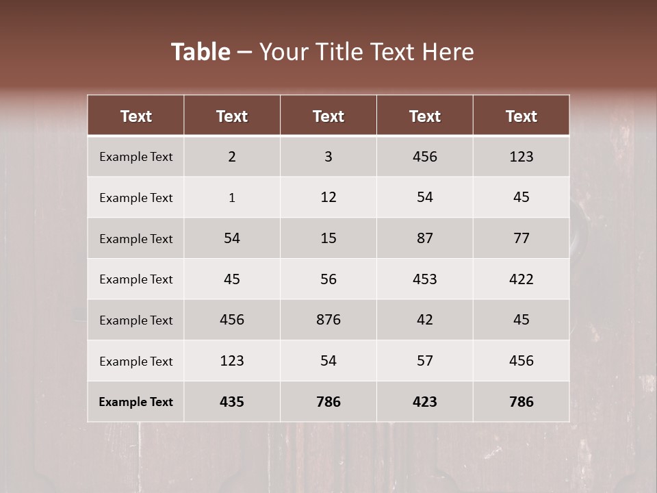 Secure Entrance Lock PowerPoint Template