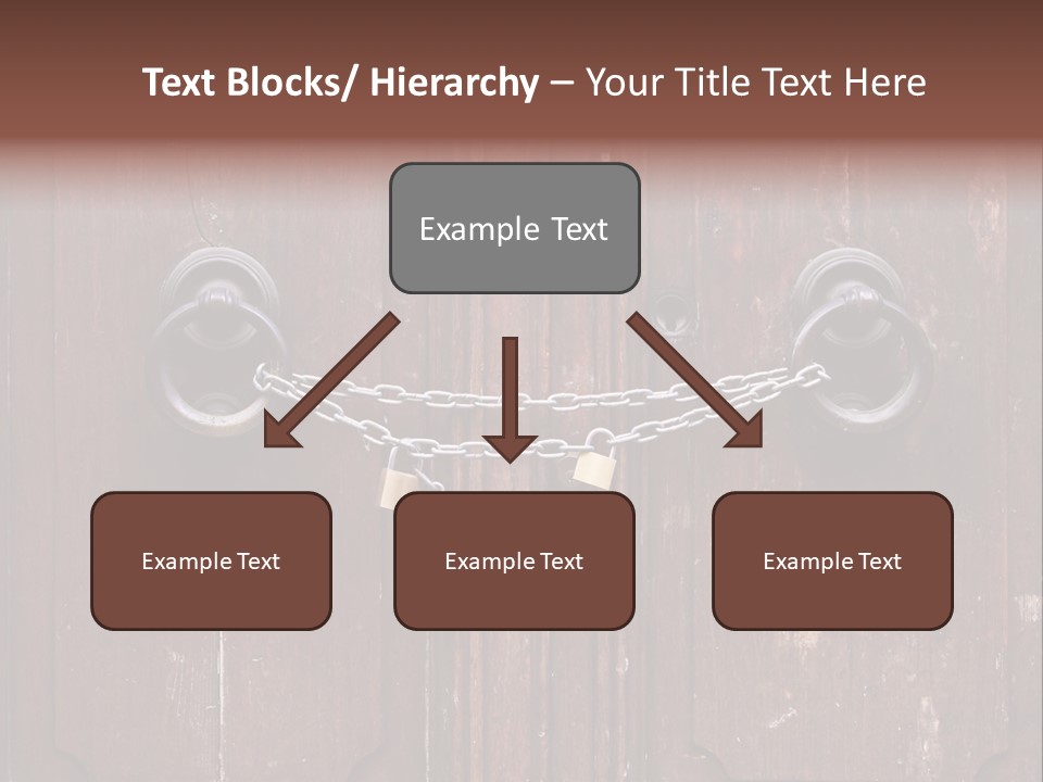 Secure Entrance Lock PowerPoint Template