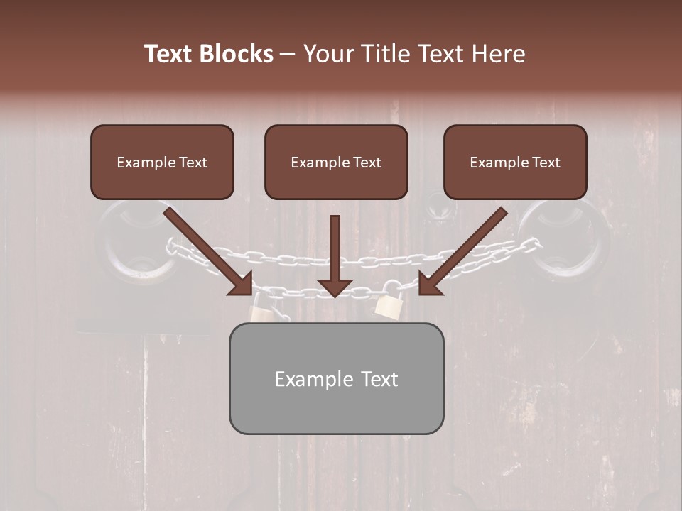 Secure Entrance Lock PowerPoint Template