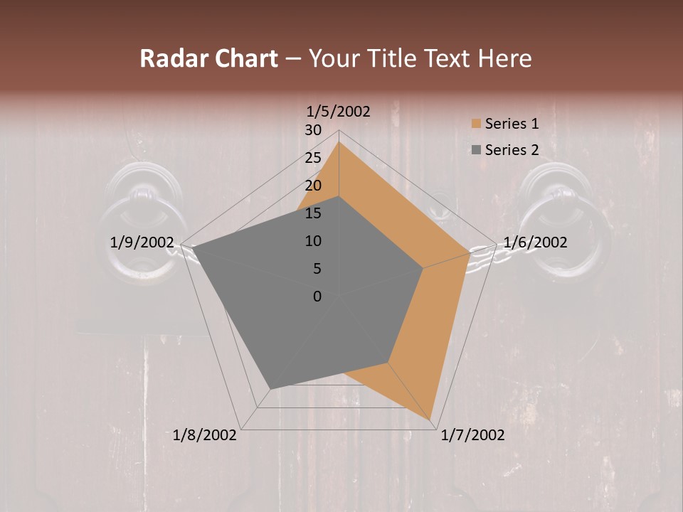 Secure Entrance Lock PowerPoint Template
