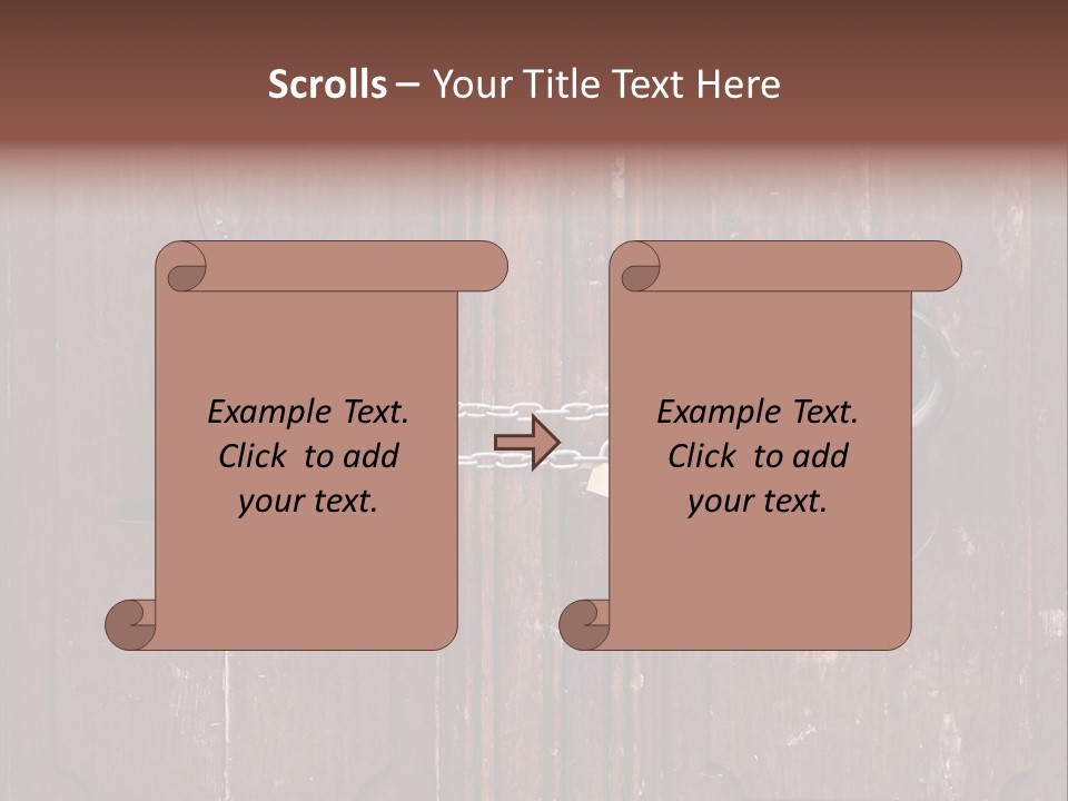 Secure Entrance Lock PowerPoint Template